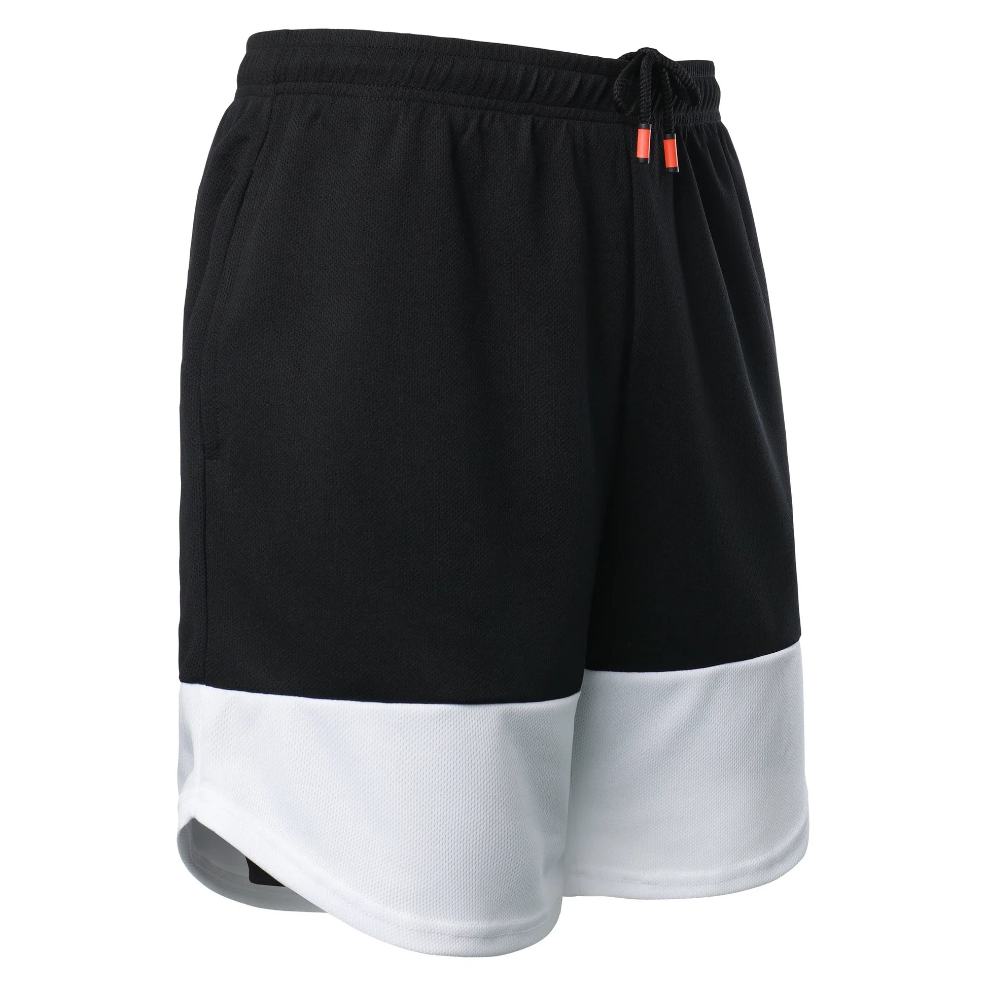 Men’s Color Block Jersey Shorts Activewear Breathable Comfy Drawstring Shorts For Athletics Basketball