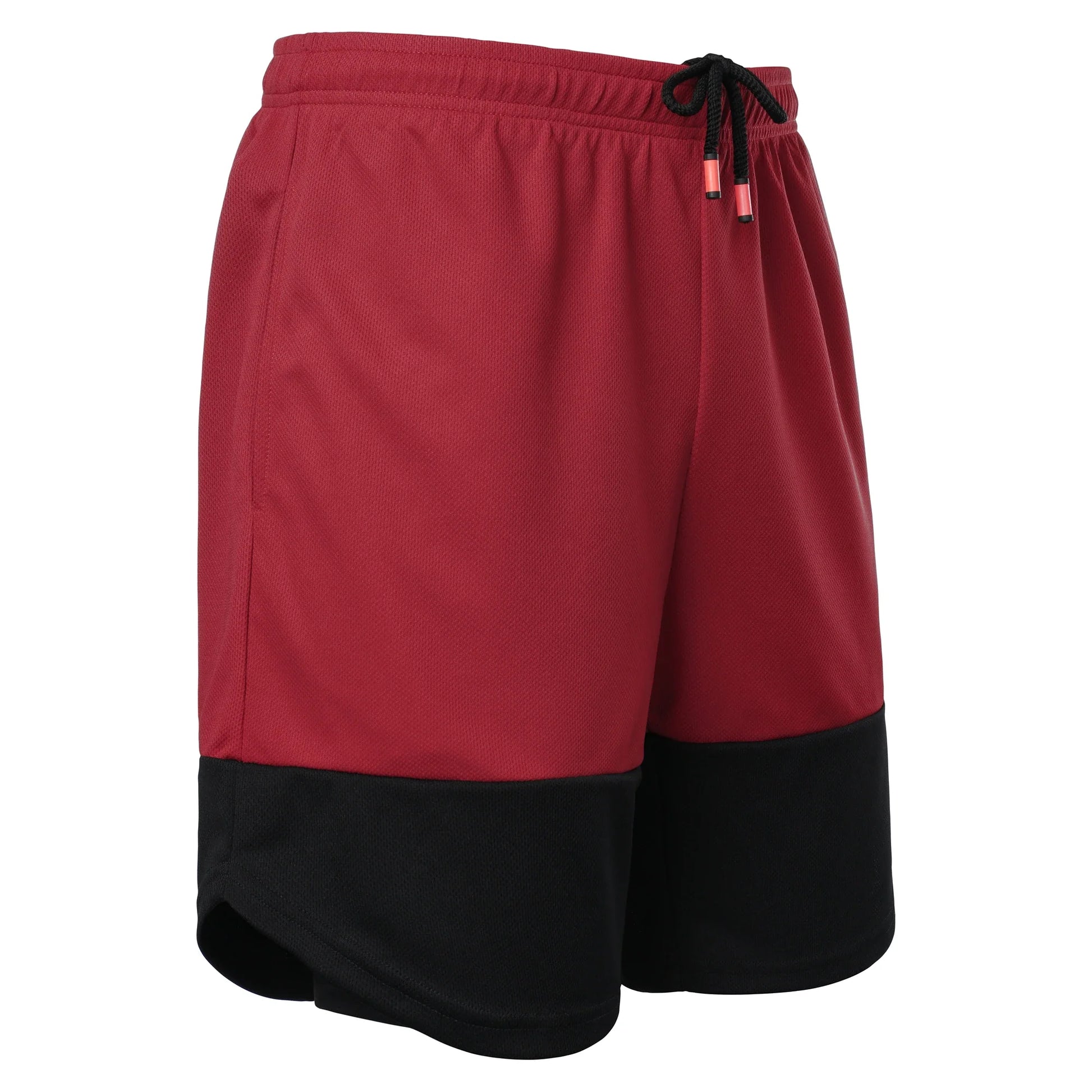 Men’s Color Block Jersey Shorts Activewear Breathable Comfy Drawstring Shorts For Athletics Basketball