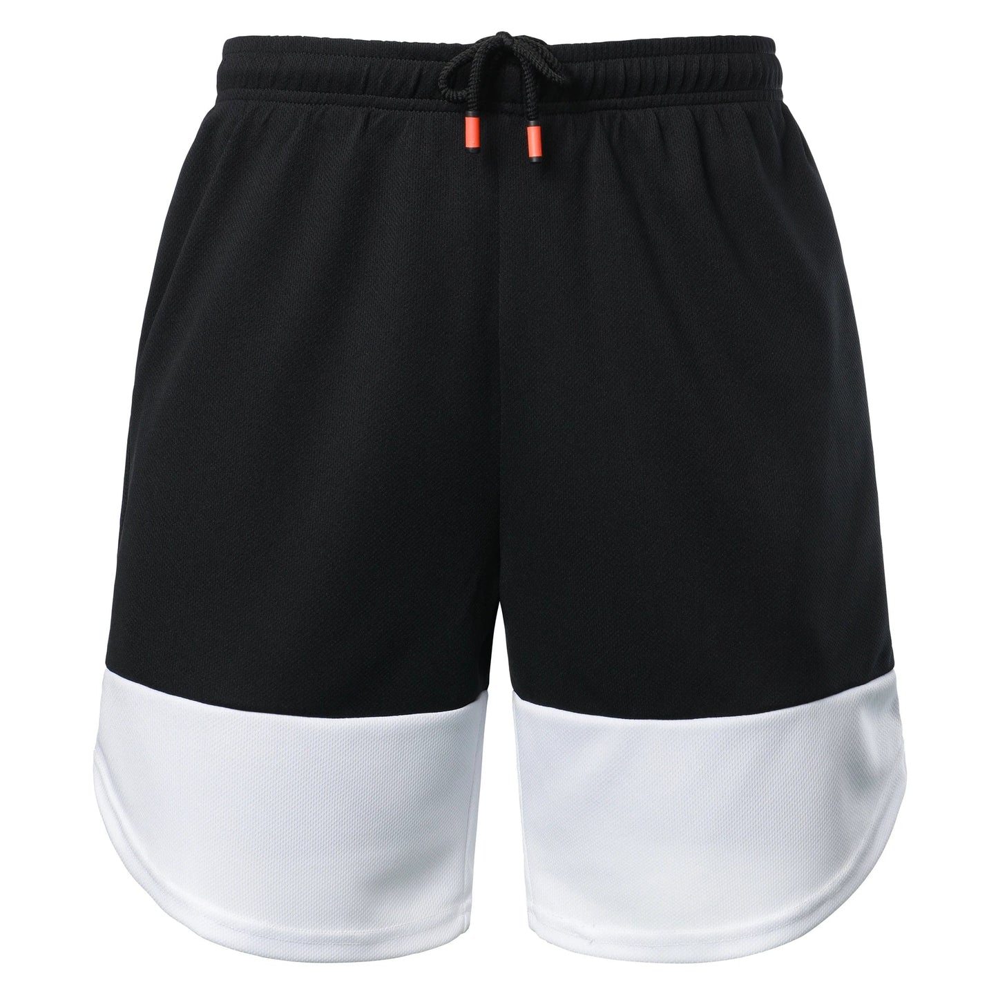 Men’s Color Block Jersey Shorts Activewear Breathable Comfy Drawstring Shorts For Athletics Basketball