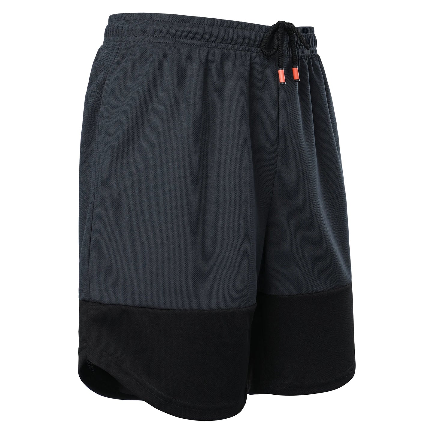 Men’s Color Block Jersey Shorts Activewear Breathable Comfy Drawstring Shorts For Athletics Basketball