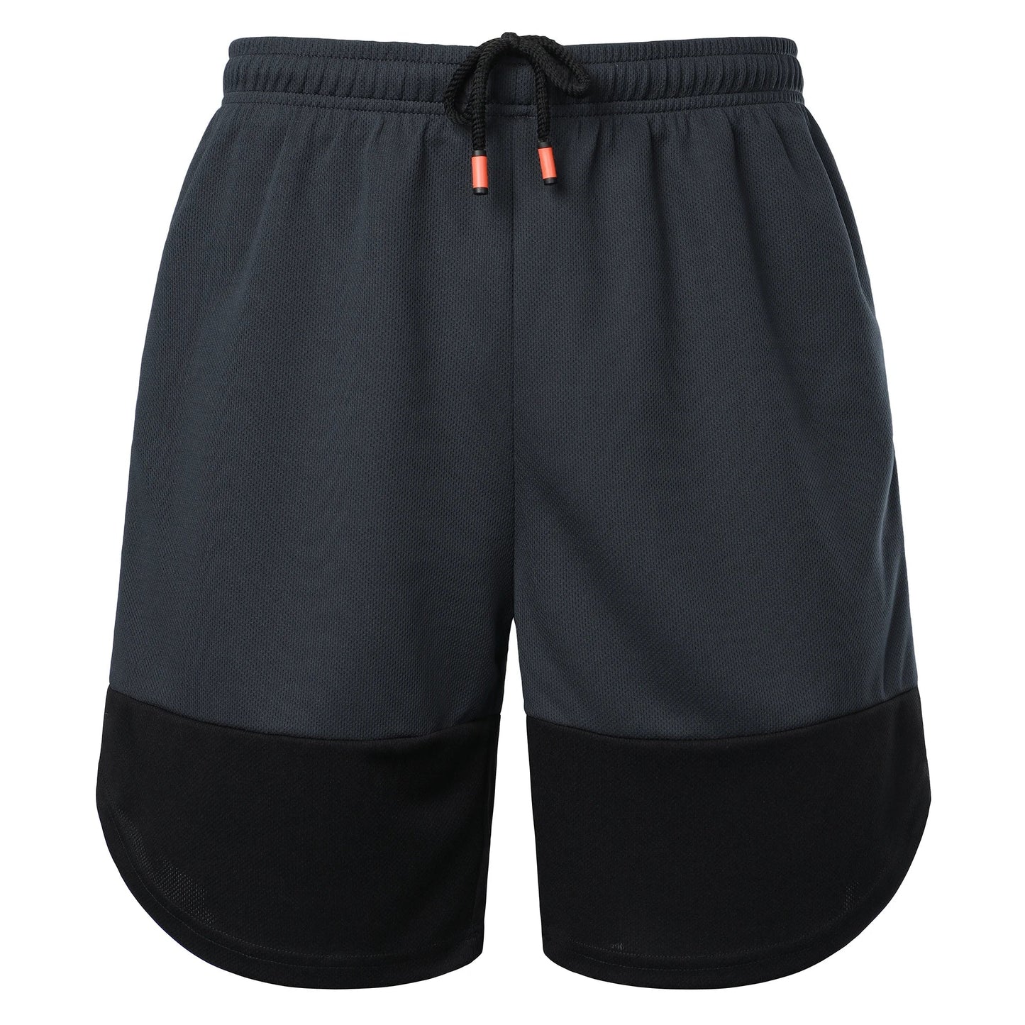 Men’s Color Block Jersey Shorts Activewear Breathable Comfy Drawstring Shorts For Athletics Basketball