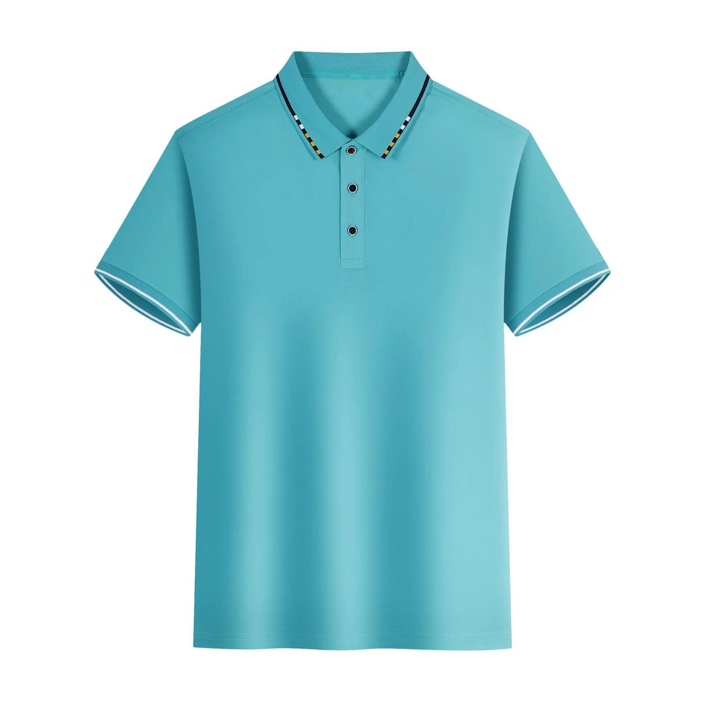 Men’s new Polo shirt T-shirt summer men’s short-sleeved intercolored lapel