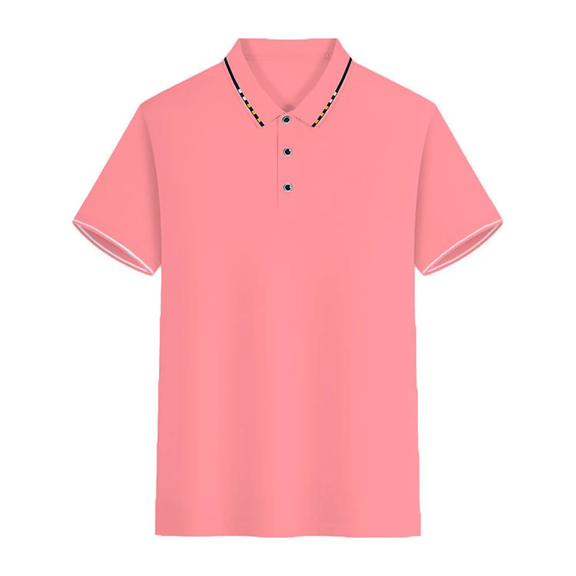 Men’s new Polo shirt T-shirt summer men’s short-sleeved intercolored lapel