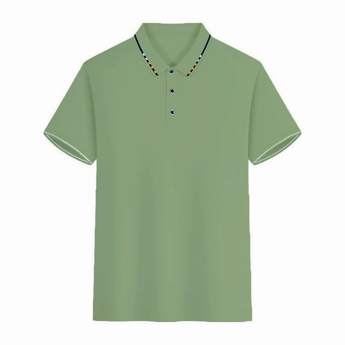 Men’s new Polo shirt T-shirt summer men’s short-sleeved intercolored lapel