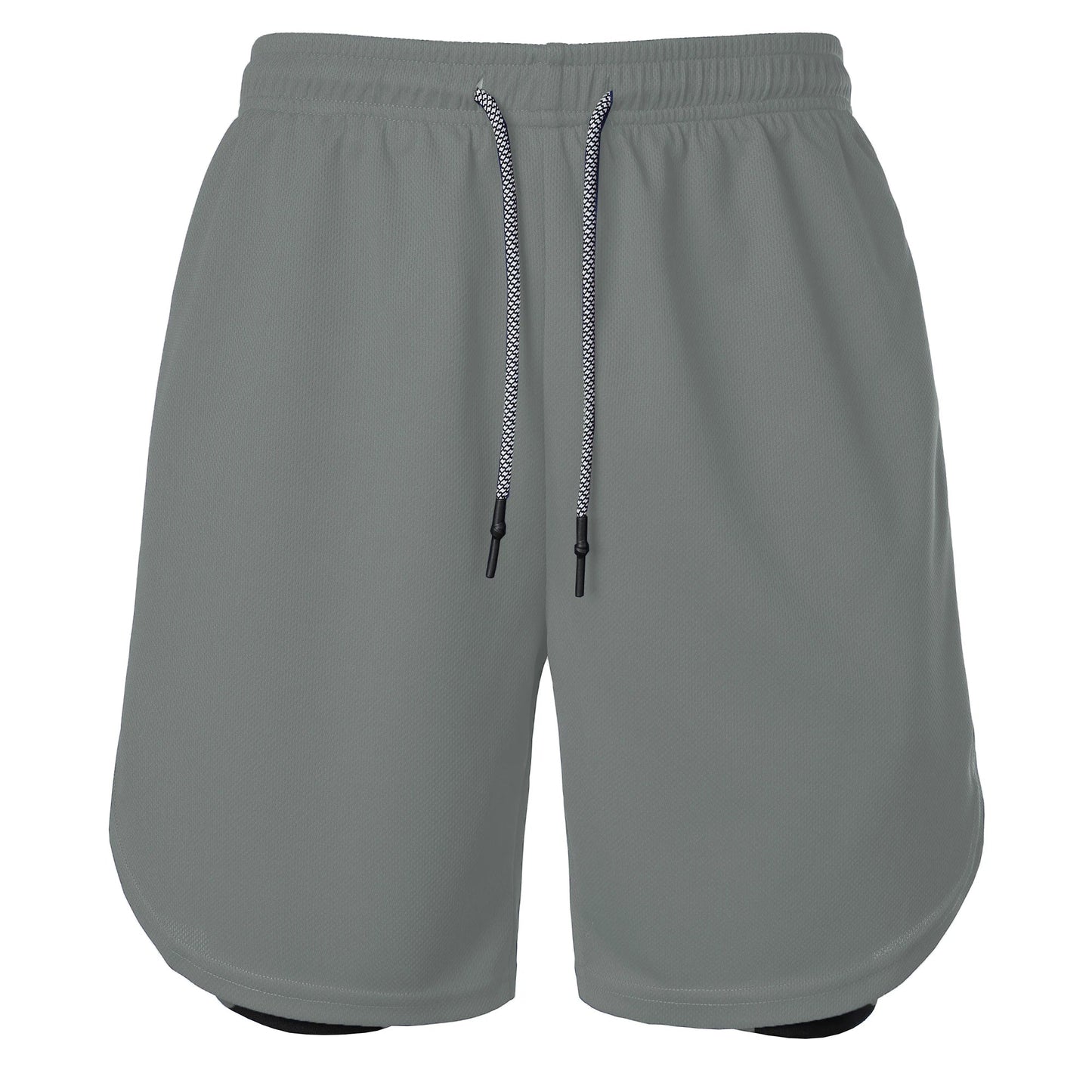 Men’s Solid Color Jersey Shorts Athletic Wear Breathable and comfortable drawstring Shorts For Sports Basketball