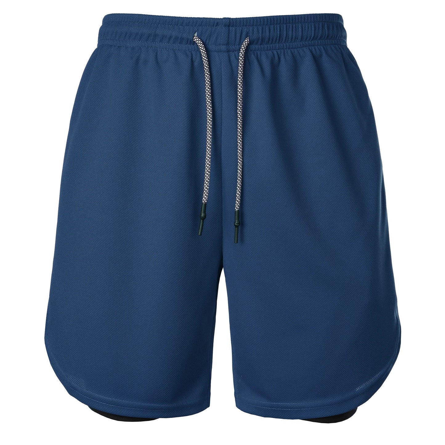 Men’s Solid Color Jersey Shorts Athletic Wear Breathable and comfortable drawstring Shorts For Sports Basketball