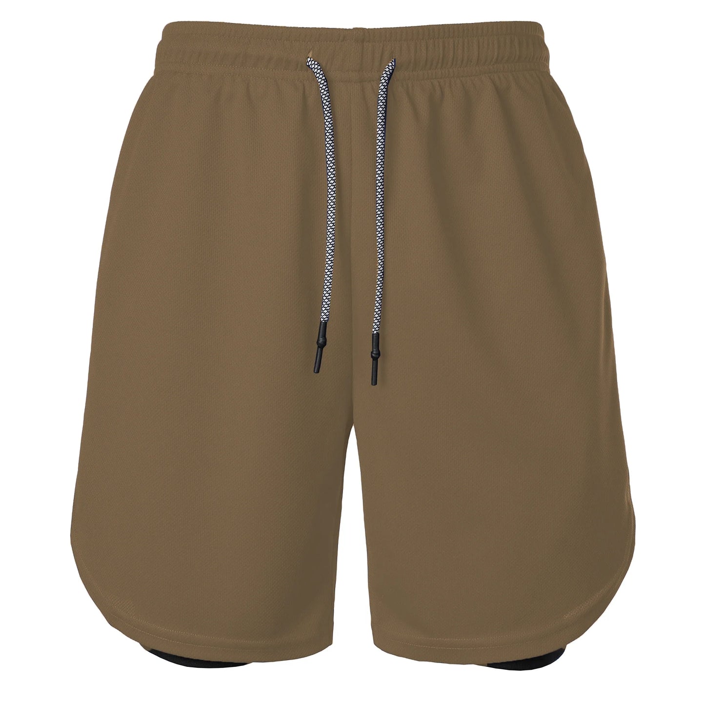 Men’s Solid Color Jersey Shorts Athletic Wear Breathable and comfortable drawstring Shorts For Sports Basketball