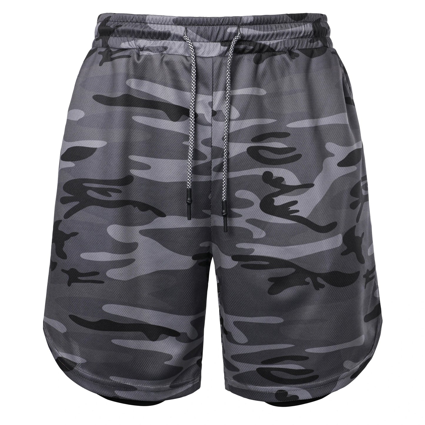 Men’s Solid Color Jersey Shorts Athletic Wear Breathable and comfortable drawstring Shorts For Sports Basketball