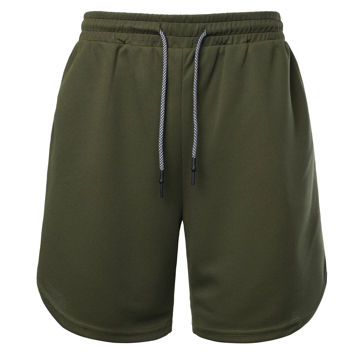 Men’s Solid Color Jersey Shorts Athletic Wear Breathable and comfortable drawstring Shorts For Sports Basketball