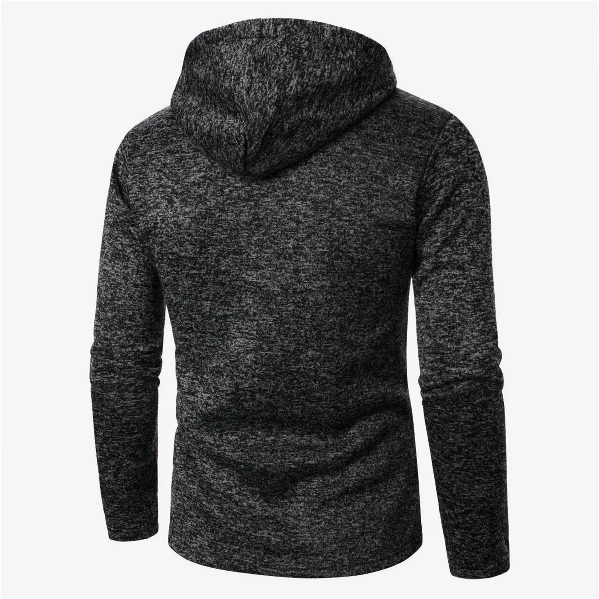 Men’s sportswear jacquard hoodie fleece cardigan hoodie