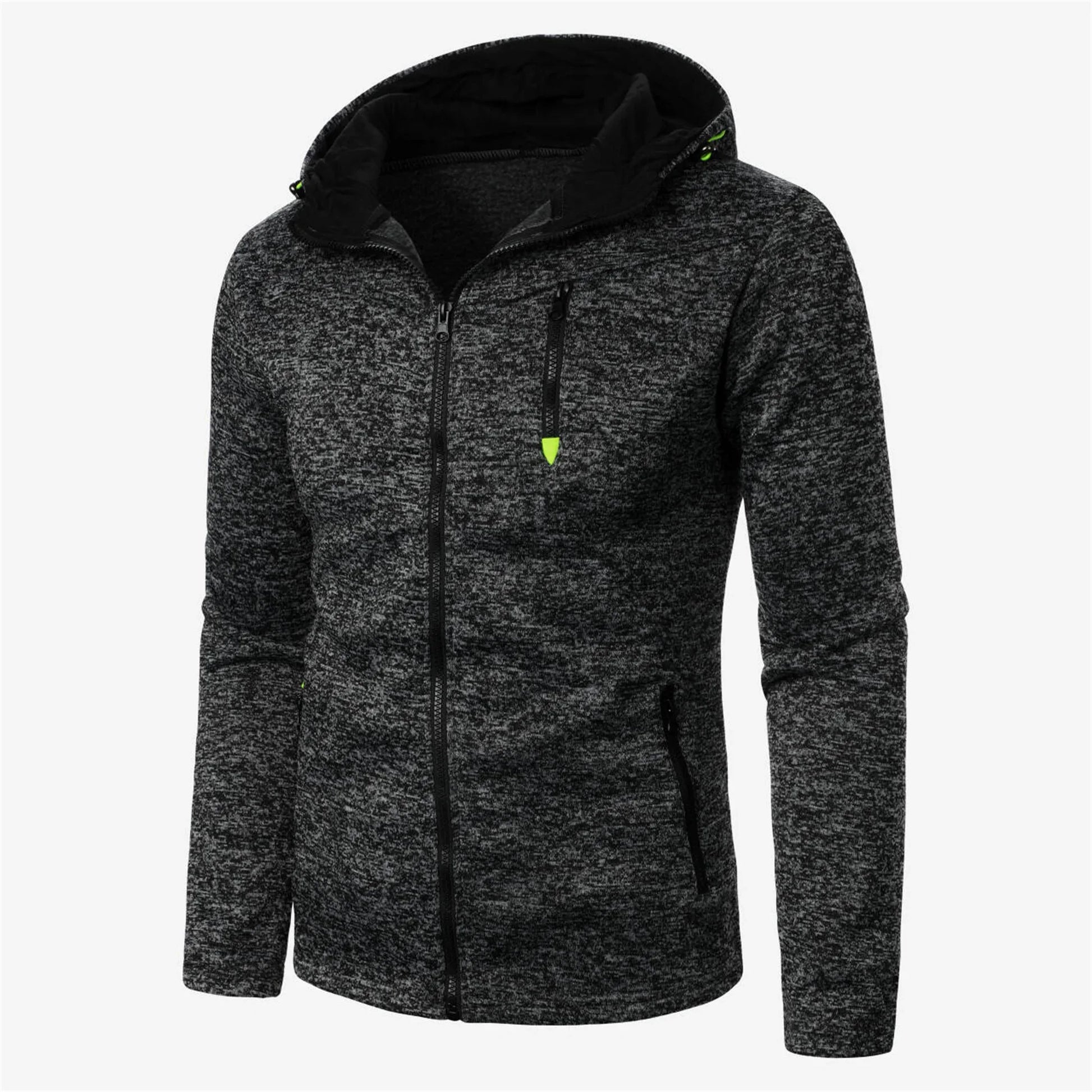 Men’s sportswear jacquard hoodie fleece cardigan hoodie