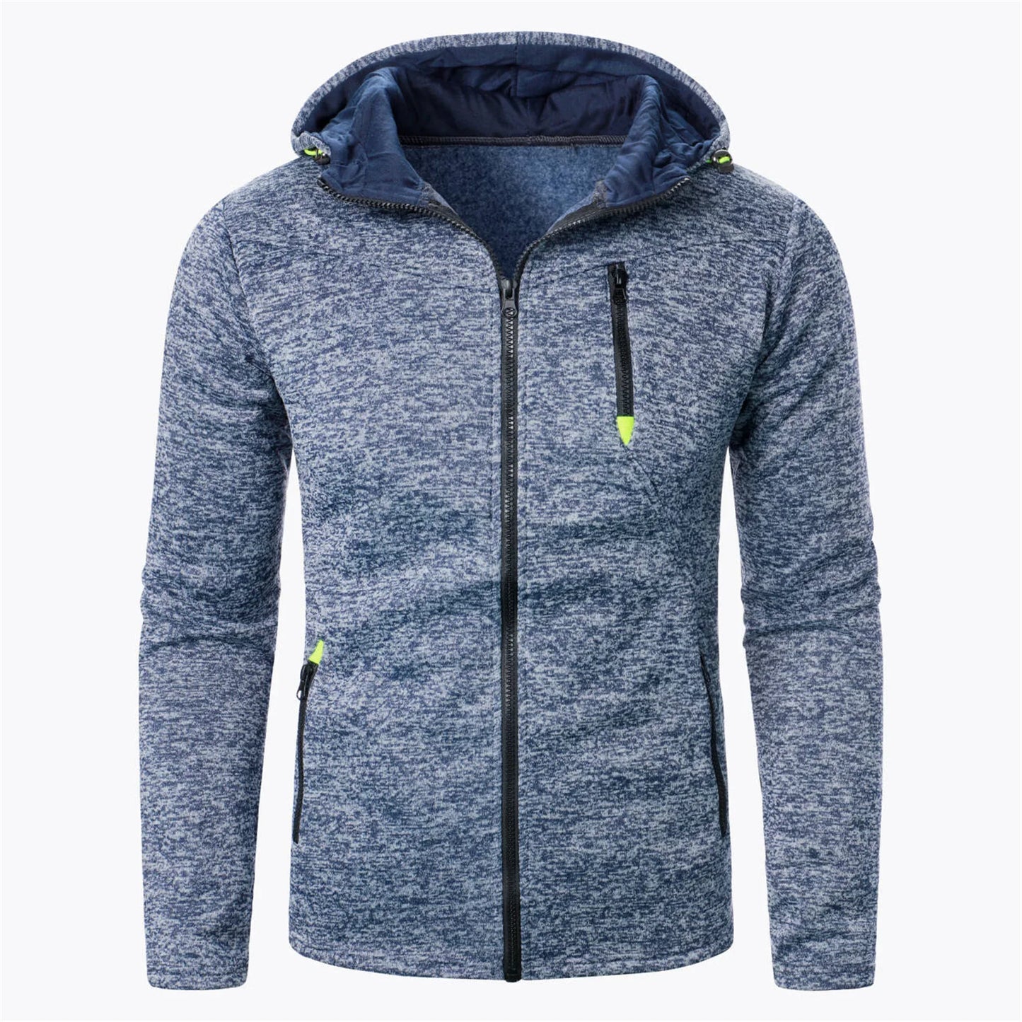 Men’s sportswear jacquard hoodie fleece cardigan hoodie