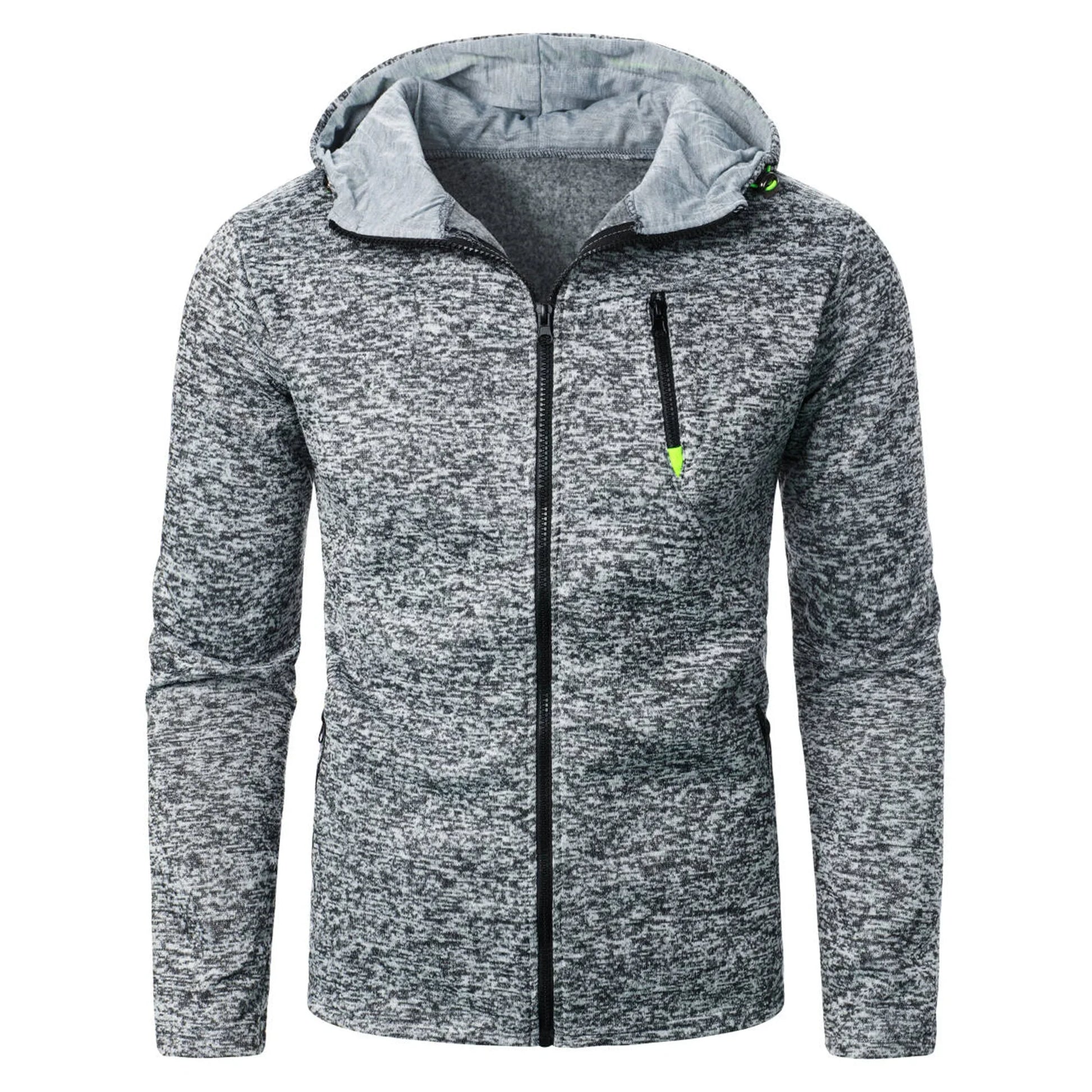 Men’s sportswear jacquard hoodie fleece cardigan hoodie