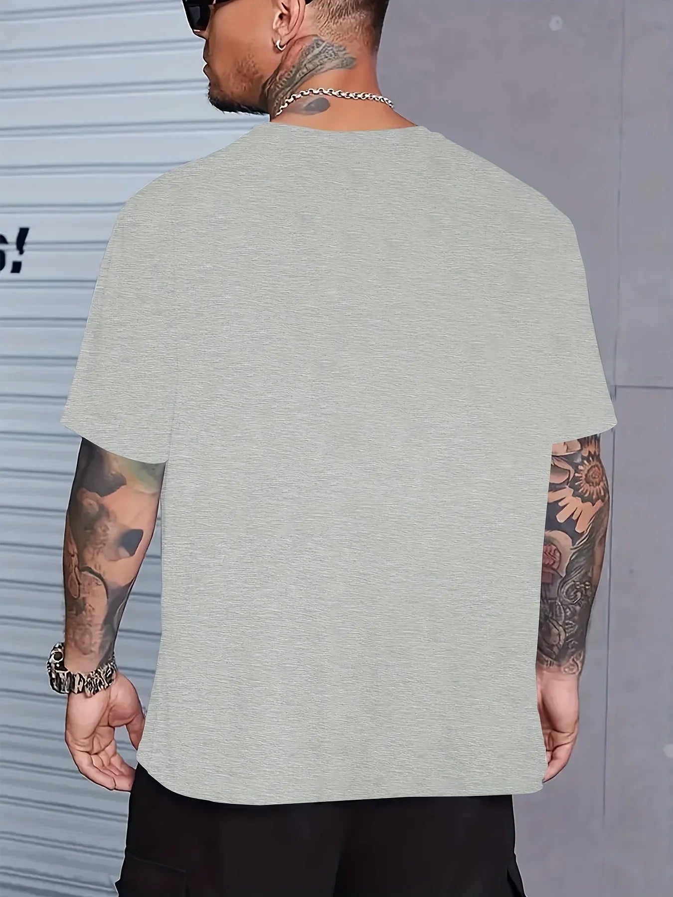 Men’s Summer Casual Loose Size 100% Cotton Nah I’m Good Print Round Neck Short Sleeve T-shirt Top