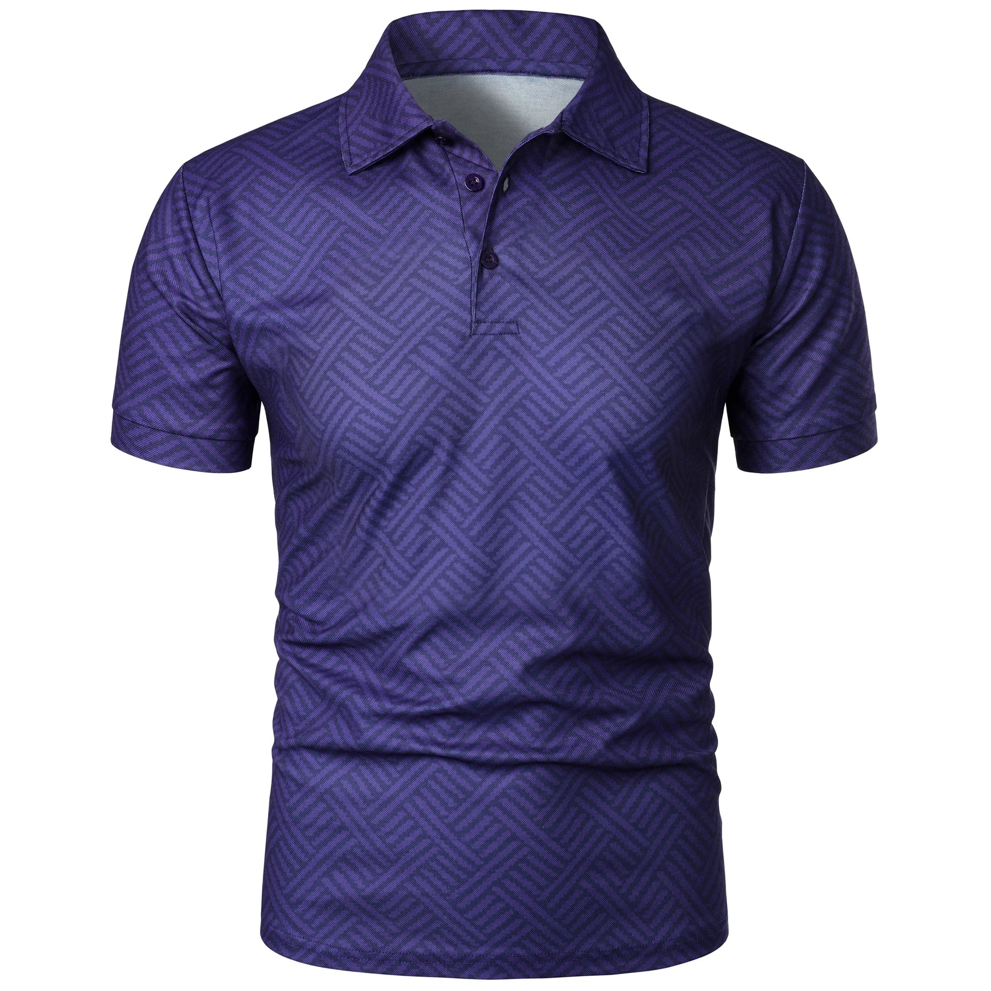 Men’s summer fashion casual 3D printed Polo shirt lapel casual top Men’s summer short-sleeved lapel fashion top