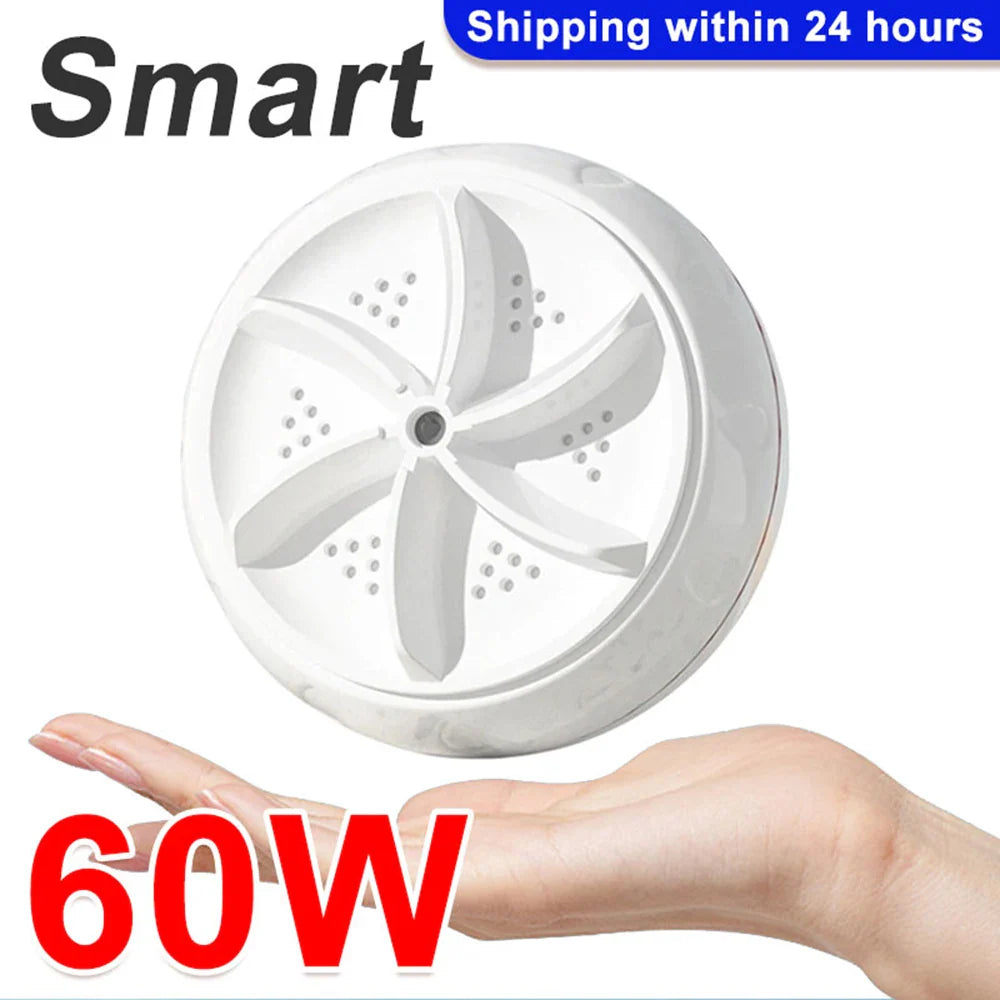 Mini Washing Machine Portable USB Rotating Turbo Fruit Ultrasonic Dishwasher For Clothes Home Kitchen Travel Remote