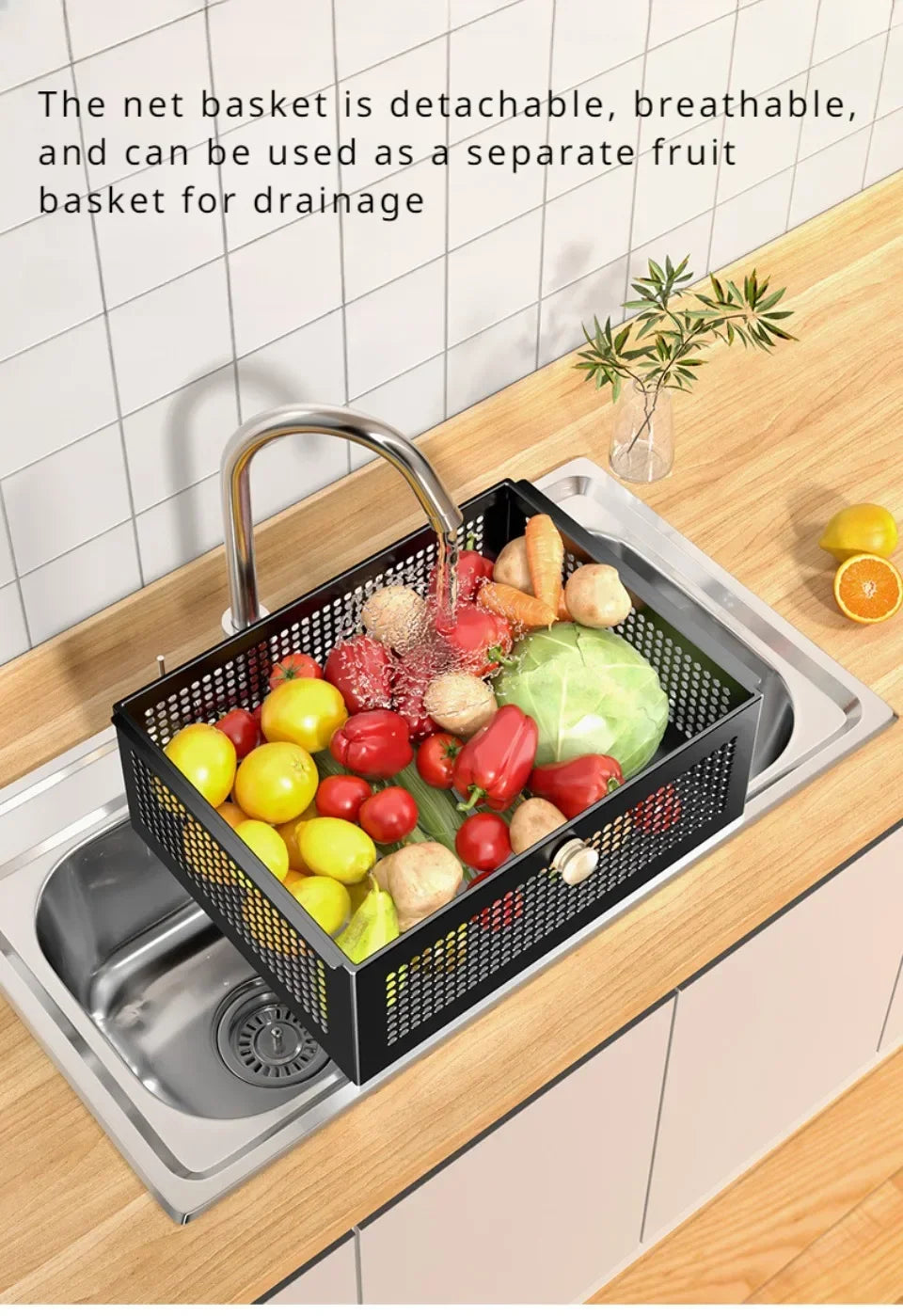 Mobile Storage Rack Trolley Drawer Shelf Basket Rolling Floor-To-Ceiling Storage Rack Kitchen Multifunctional Cart