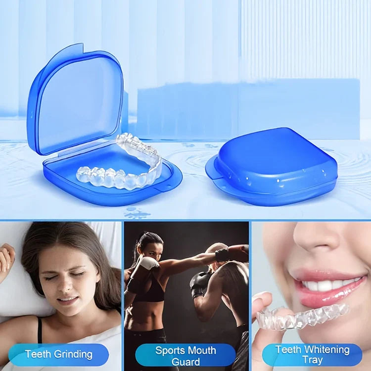 Moldable Mouth Guard for Sleeping Grinding Upper & Lower Retainers for Teeth Stability Sports Boxing Teeth Protector