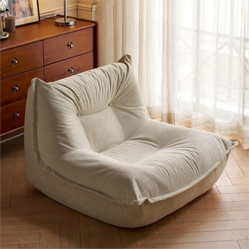 MOMO Lazy Person Sofa Bedroom Balcony Caterpillar Sofa Chair Influencer Small Sofa Lying Single Tatami