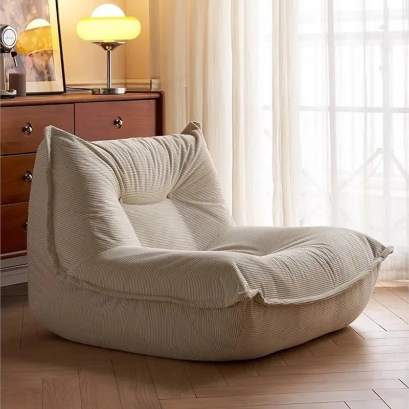 MOMO Lazy Person Sofa Bedroom Balcony Caterpillar Sofa Chair Influencer Small Sofa Lying Single Tatami