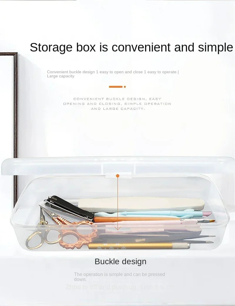 Nail Art Tool Sterilizing Tray Clear Dustproof Organizer Storage Case Disinfection Box for Manicure Tool Tweezers Salon