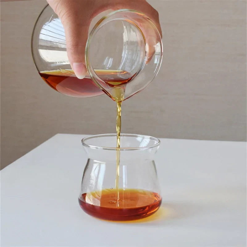 New 520ml 210ml 275ml Heat-resistant Glass Coffee Sharing Pot Coffee Server Hand Made Coffee Maker Teapot Coffee