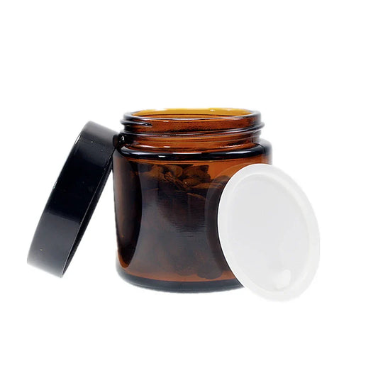 Portable Glass Jar 130ml Coffee Beans Storage Tank Coffee Grinder Coffee Powder Container Thickened Glass Seal Cans