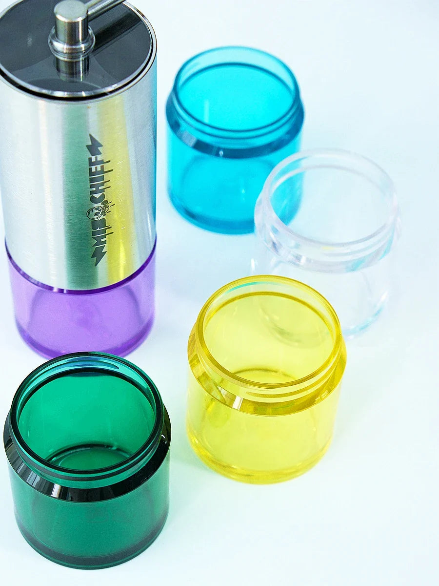 Portable travel Resin threaded coffee bean jar ground coffee Storage Tank Compatible with c40 Multiple colors available