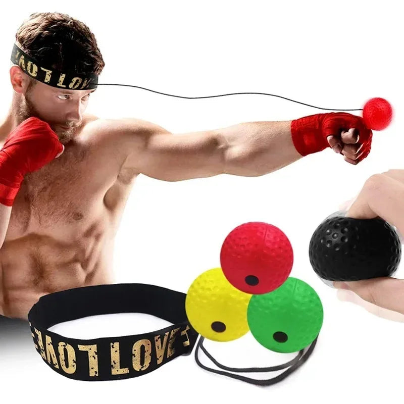 Punching Ball Head-mounted Fighting Speed Sanda Training Boxing Reflex Ball Home Fitness Exercise Boxing Equipment