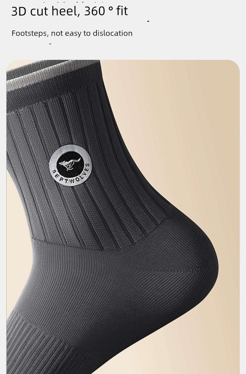 SEPTWOLVES Men’s Pure Cotton Sweat Absorbing Youth Socks