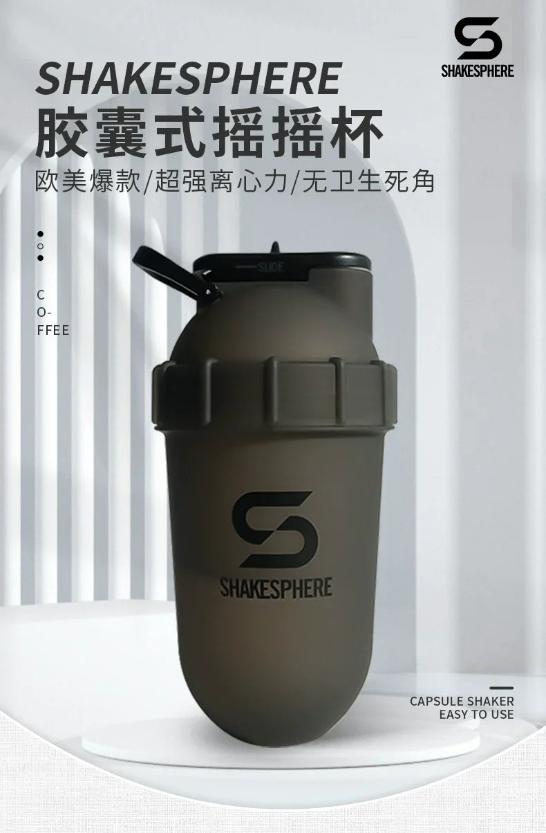 Shakesphere Shake Cup Boys New Arrival 2024 Fitness Sports Food Grade Plastic Protein Shake Powder Cup