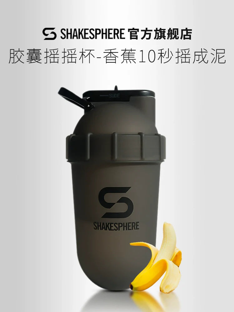 Shakesphere Shake Cup Boys New Arrival 2024 Fitness Sports Food Grade Plastic Protein Shake Powder Cup