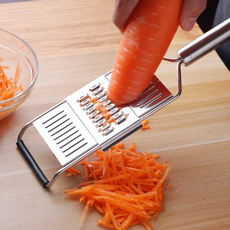 Shredder Cutter Stainless Steel Grater Portable Manual Vegetable Slicer Easy Clean Grater Multi Purpose Home Kitchen