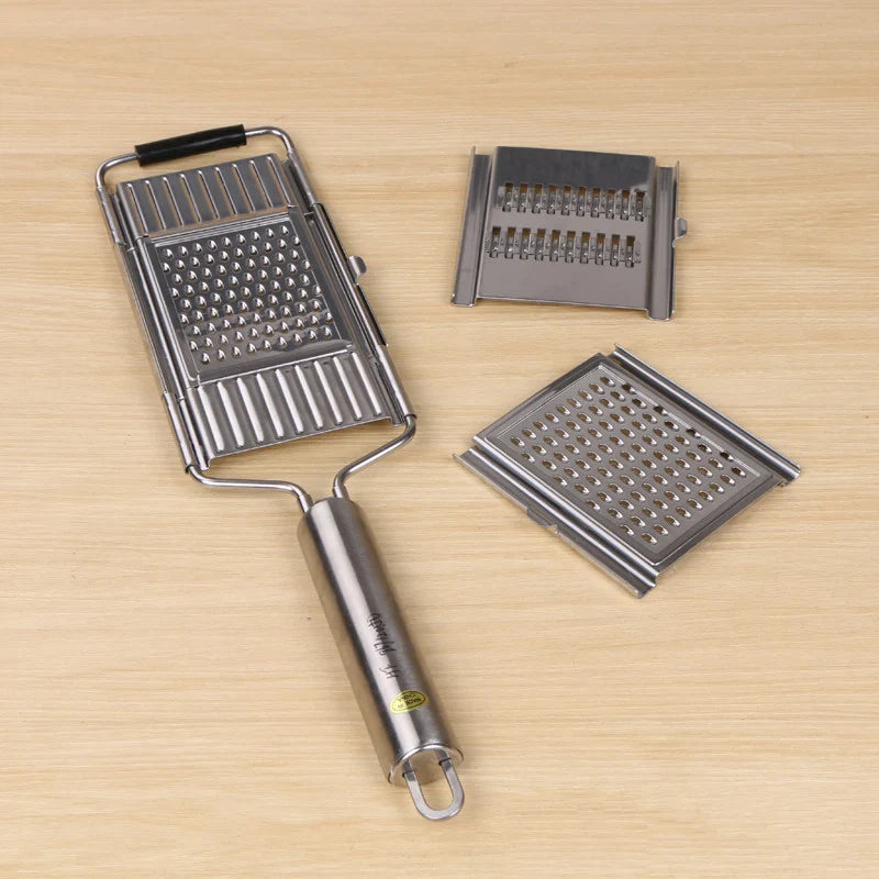 Shredder Cutter Stainless Steel Grater Portable Manual Vegetable Slicer Easy Clean Grater Multi Purpose Home Kitchen