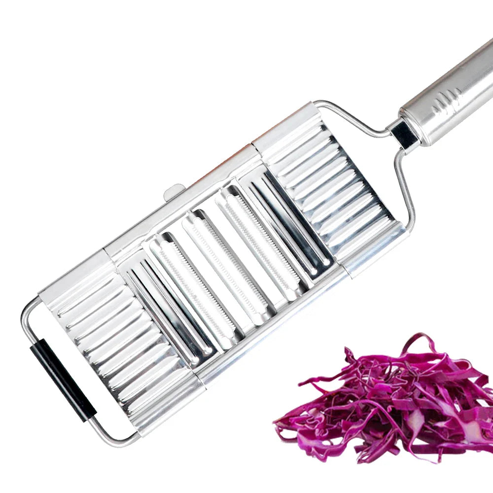 Shredder Cutter Stainless Steel Grater Portable Manual Vegetable Slicer Easy Clean Grater Multi Purpose Home Kitchen