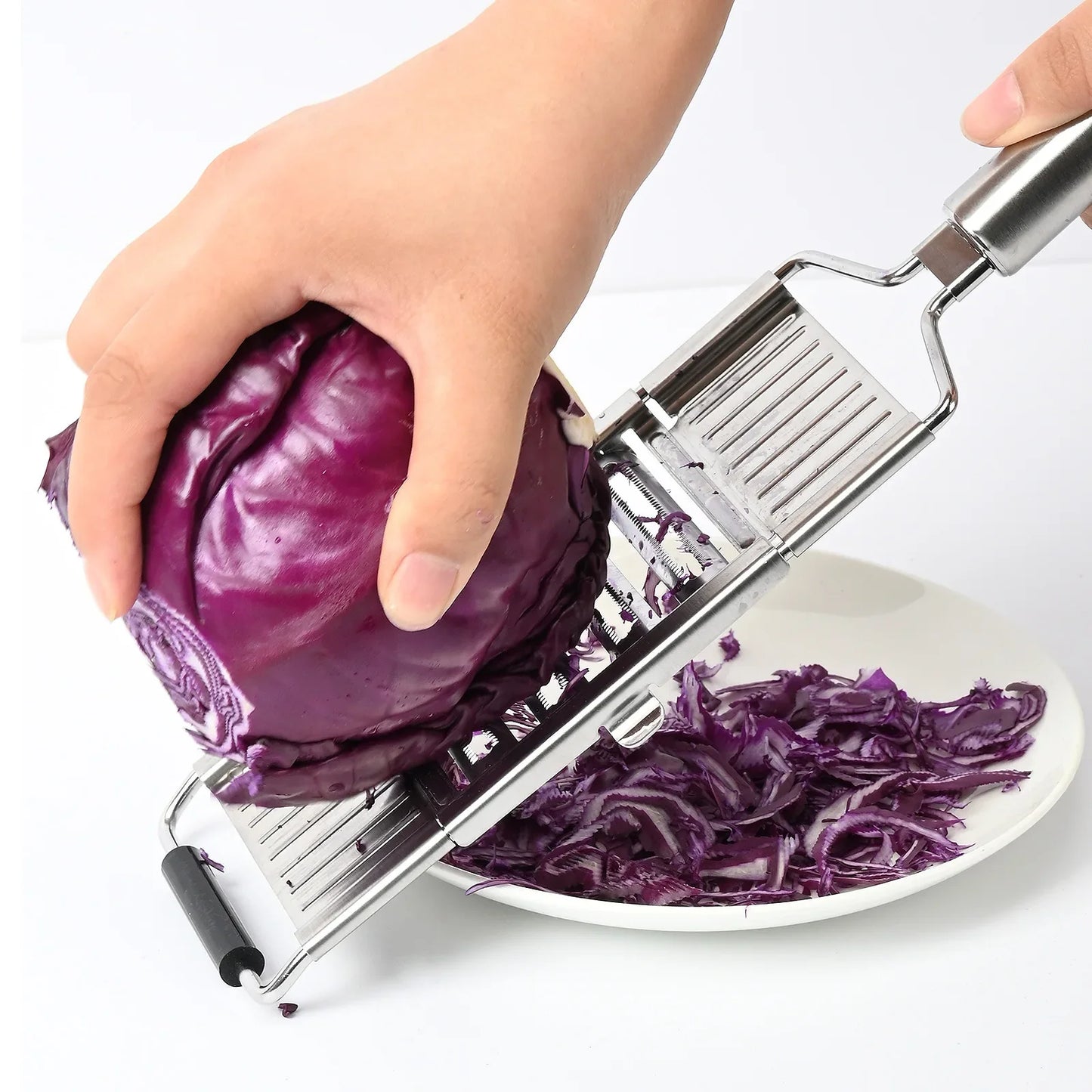 Shredder Cutter Stainless Steel Grater Portable Manual Vegetable Slicer Easy Clean Grater Multi Purpose Home Kitchen