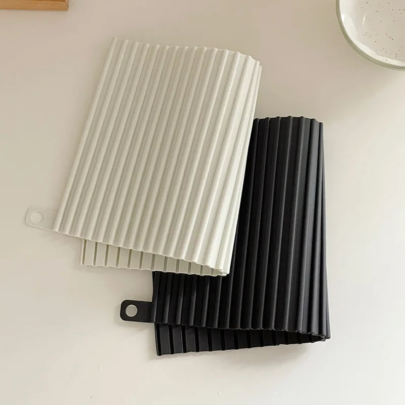 Silicone Drying Mats Drain Mat Kitchen Tableware Drainer Tray Worktop Placemat for Dining Table Placemats Kitchen