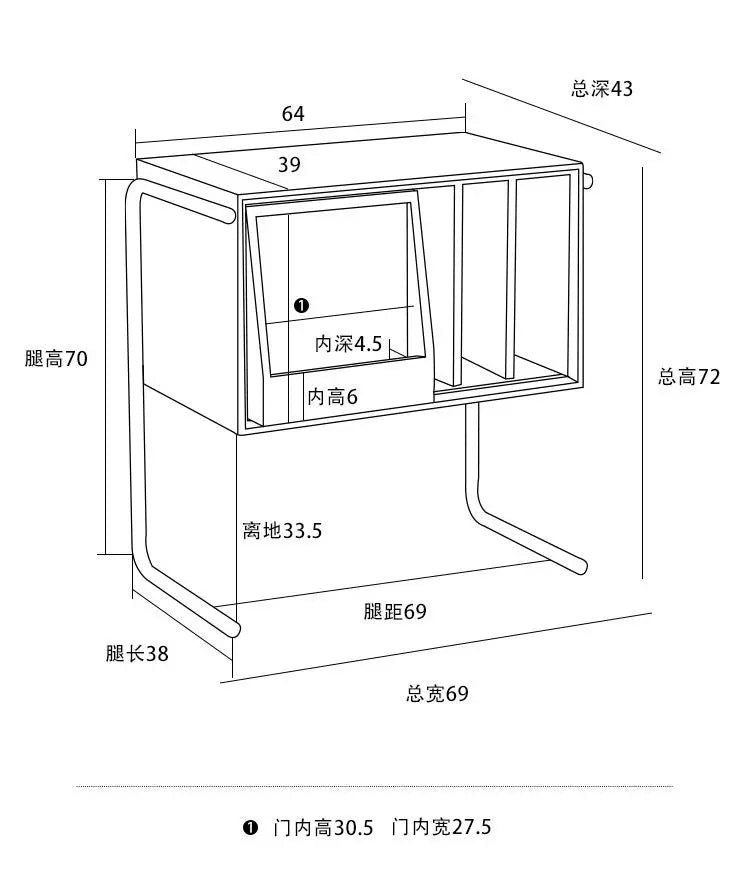 Solid Wood Nightstands Small Bookcase Living Room Sofa Side Simple Nightstands Balcony Cabinet Storage Tables De Nuit