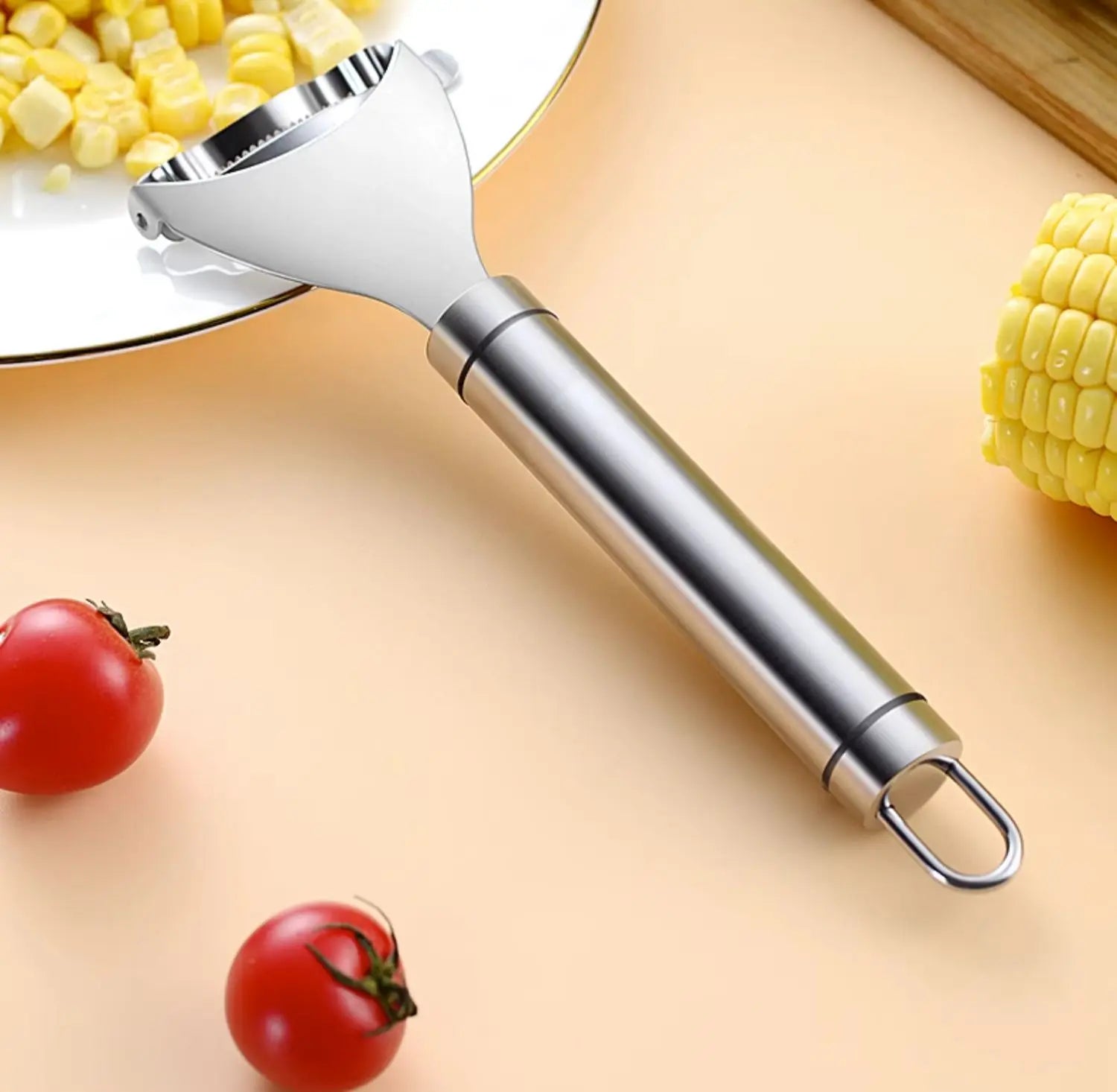 Stainless Steel Corn Peeler Serrated Corn Stripper Peelers Cob Shaver Planer Thresher Cutter Kitchen Fruit Vegetable