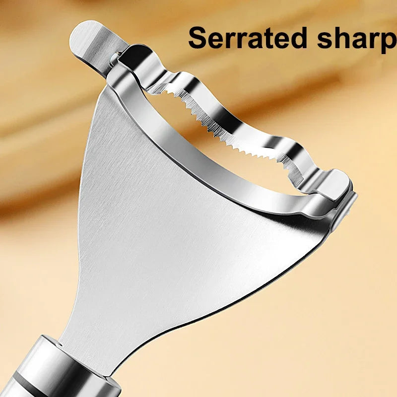 Stainless Steel Corn Peeler Serrated Corn Stripper Peelers Cob Shaver Planer Thresher Cutter Kitchen Fruit Vegetable