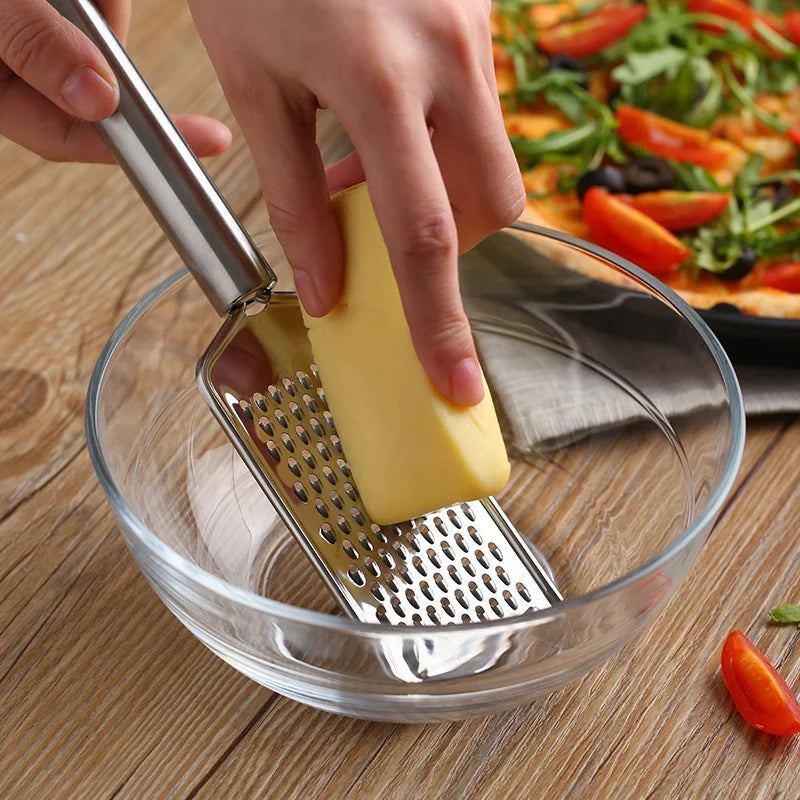 Stainless Steel Handheld Cheese Grater Multi-PurposeKitchen Food Graters for Chocolate Butter Fruit Vegetable Kitchen