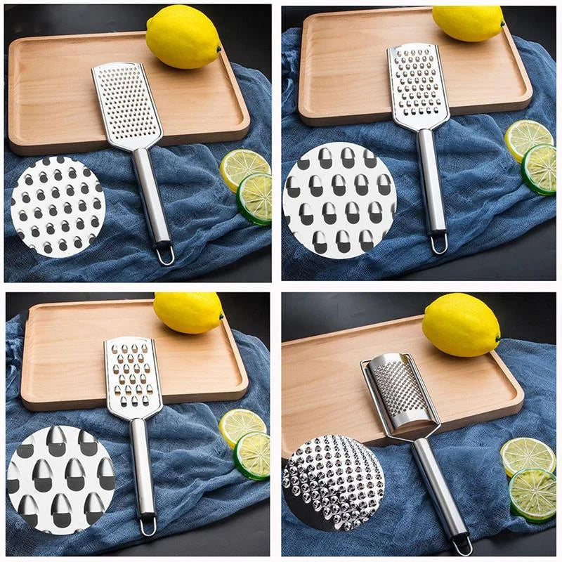 Stainless Steel Handheld Cheese Grater Multi-PurposeKitchen Food Graters for Chocolate Butter Fruit Vegetable Kitchen