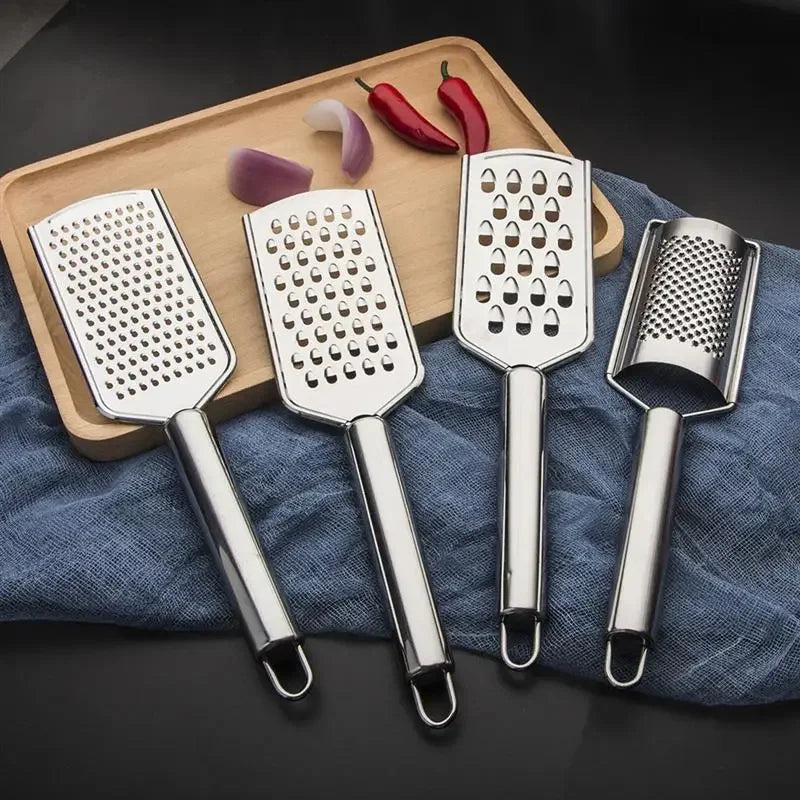 Stainless Steel Handheld Cheeses Grater Multi-Purpose Kitchen Food Graters for CheeseChocolate Butter Fruit Vegetable