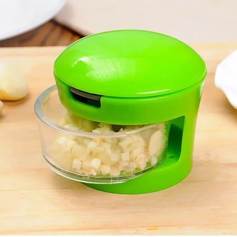 Stainless Steel Manual GarlicPress Household Garlic Masher Kitchens GarlicCutter Minced Machine Tool Kitchen Gadget