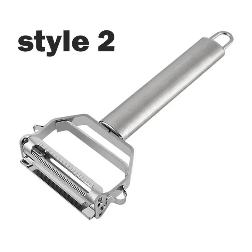 Stainless Steel Peeler Fruit Vegetable Multifunction Grater JuliennePeelers Slice Melon Potato Carrot Cucumber Home