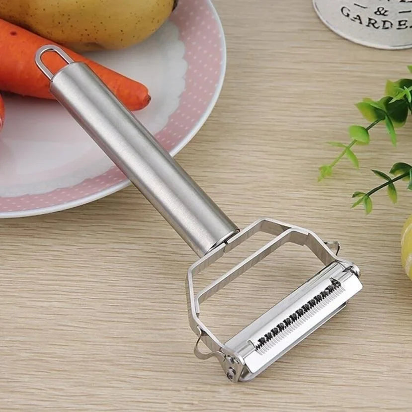 Stainless Steel Peeler Fruit Vegetable Multifunction Grater JuliennePeelers Slice Melon Potato Carrot Cucumber Home