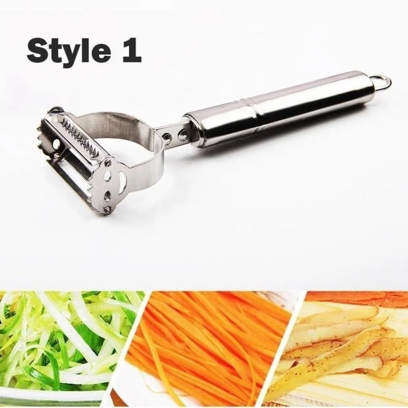 Stainless Steel Peeler Fruit Vegetable Multifunction Grater JuliennePeelers Slice Melon Potato Carrot Cucumber Home