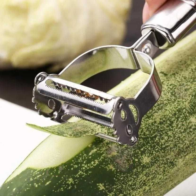 Stainless Steel Peeler Fruit Vegetable Multifunction Grater JuliennePeelers Slice Melon Potato Carrot Cucumber Home