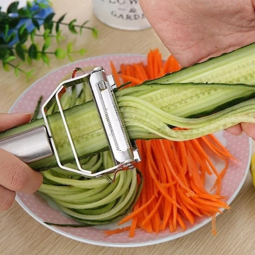 Stainless Steel Peeler Fruit Vegetable Multifunction Grater JuliennePeelers Slice Melon Potato Carrot Cucumber Home