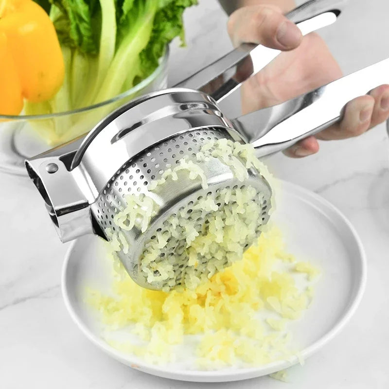 Stainless Steel Potato Ricer Masher Fruit Vegetable Press Juicer Crusher Squeezer Household for Kitchen Gadgets Cooking